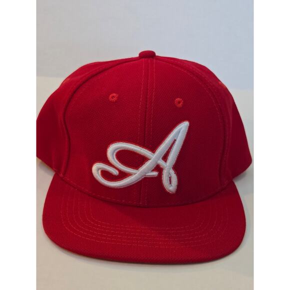 'A' Hat Red Baseball Cap Hat snapback - Picture 1 of 4